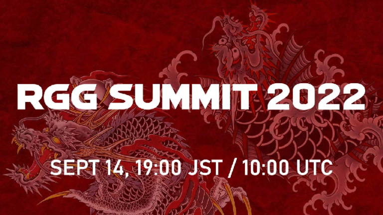 RGG Summit 2022 anunciada para mediados de septiembre
