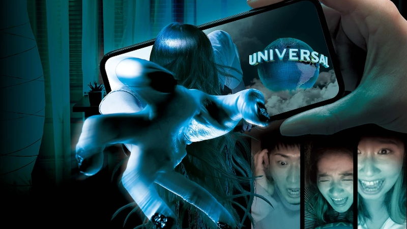 Realice un recorrido nocturno de Sadako en Universal Studios Japan