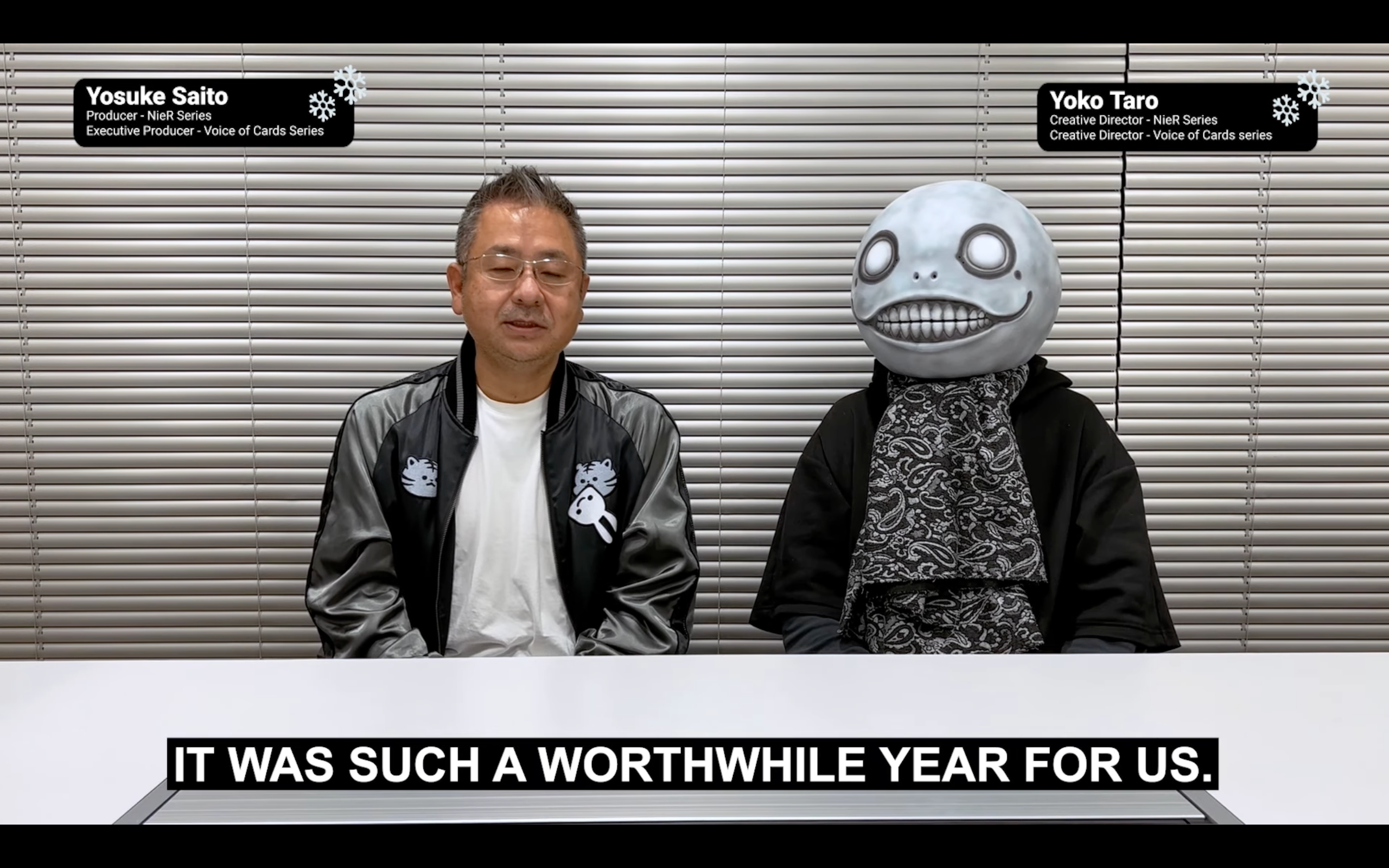 El video Joyful Latest 12 months de Square Enix presenta a Naoki Yoshida, Yoko Taro
