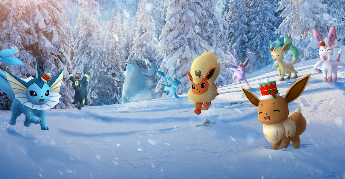 Holiday Hat Eevee y Evolutions hacen su debut en Pokémon GO