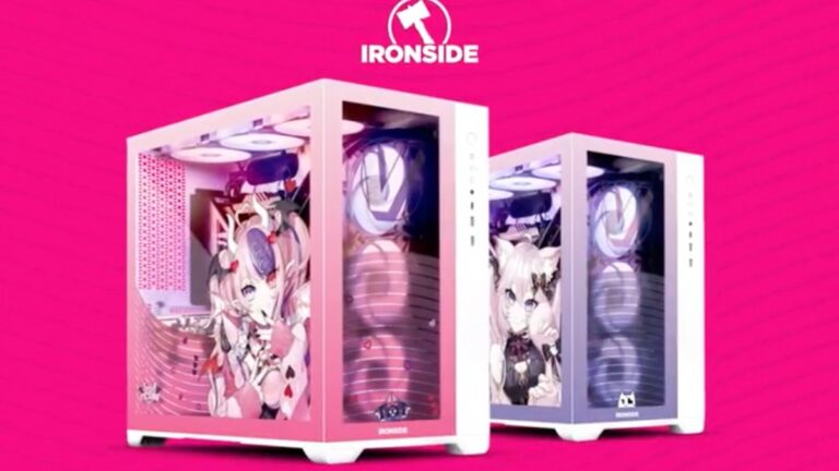 Los diseños de carcasas para PC Ironside VShojo incluyen Ironmouse, Nyatasha Nyanners