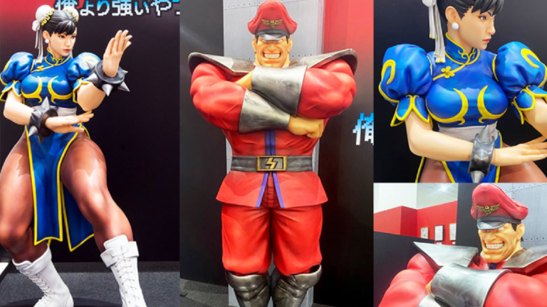 Subastarán estatuas de Chun-Li y Bison de Street Fighter de tamaño natural