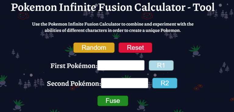 Maximize Your Pokémon Potential with the Infinite Fusion Calculator